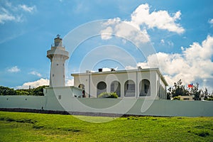 Eluanbi lighthouse at kenting township, pingtung county, Taiwan