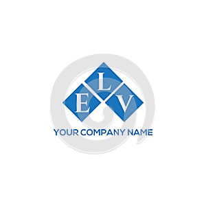 ELV letter logo design on WHITE background. ELV creative initials letter logo concept. ELV letter design.ELV letter logo design on