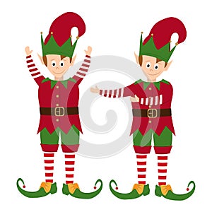 Elves collection isolated on white background