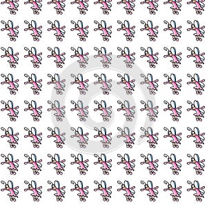 Elves gift card or cloth, pattern, repeating pattern,