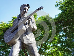 Elvis Presley Downtown Memphis, Tennessee Statue
