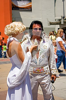 Elvis Presley and Marilyn Monroe