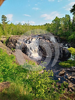 Ely Minnesota waterfall photo