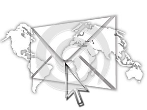 Email-abstract graphic