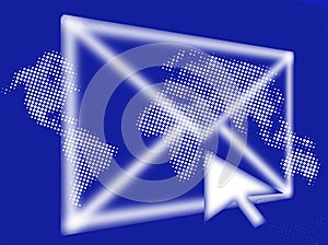 Email-abstract graphic