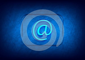 Email address icon abstract digital design blue background