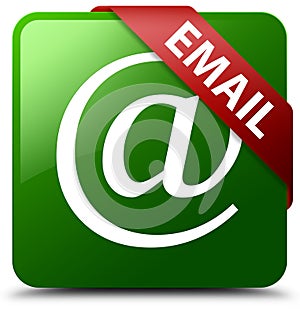 Email address icon green square button