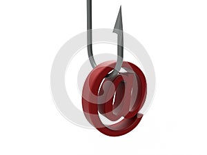 Email alias on hook photo