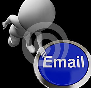 Email Button For Emailing And Internet Communication