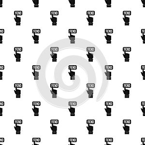 Email communication concept pattern vector