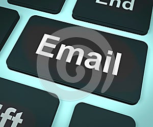 Email Computer For Emailing Or Contacting