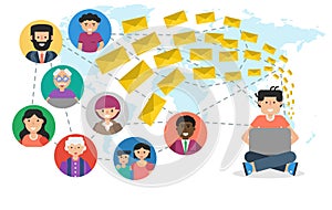 Email delivery worldwide