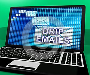 Email Drip Marketing Newsletter Outreach 3d Rendering