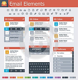 Email elements