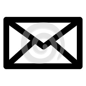 Email, envelope Bold Outline Vector icon which can easily modified or edited