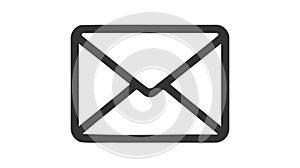 Email envelope icon vector illustration