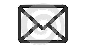 Email envelope icon vector illustration