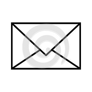 Email envelope icon. Vector illustration. EPS 10.