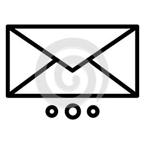 Email, envelope   Isolated Vector icon which can easily modify or edit