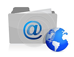 Email folder and communication World