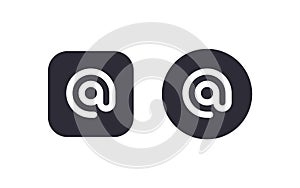 Email icon button vector illustration scalable vector design