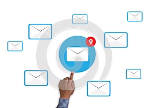Email icon Concept