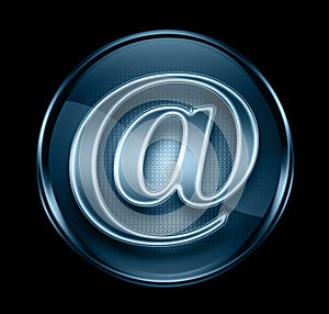 Email icon dark blue