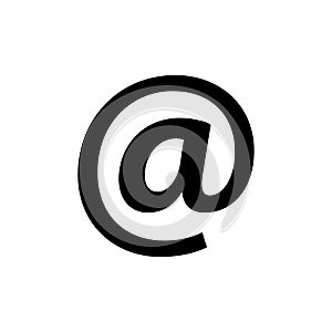 Email icon flat vector template design trendy