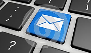 Email Icon Internet Newsletter And Contact Us Concept