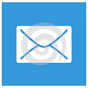 Email icon isolated on white background. Email icon in trendy design style.