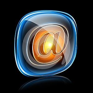 email icon neon.