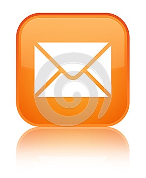 Email icon special orange square button