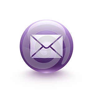 Email icon sphere