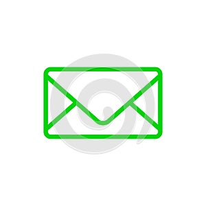 Email icon vector illustration. Isolated mail symbol. Envelope line concept