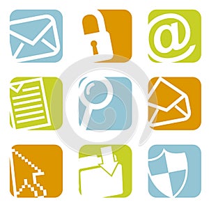Email icons