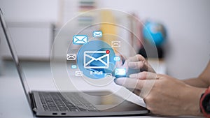 Email Inbox Electronic Communication Graphics Concept