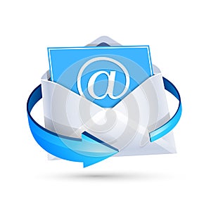 Email letter. Vector