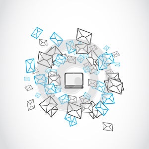 Email mailing concept