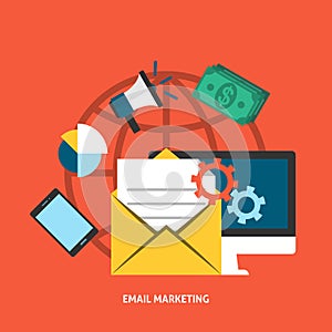 Email Makreting Concept