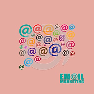 Email marketing illustration