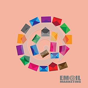 Email marketing illustration