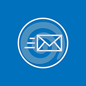 Email marketing linear icon