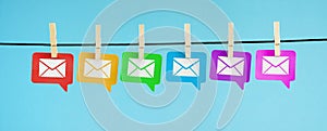 Email Marketing Newsletter And Mailing List Concept