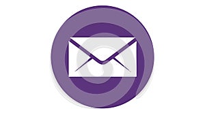 Email Message Envelope Icon for Digital Correspondence, vector design Generative AI