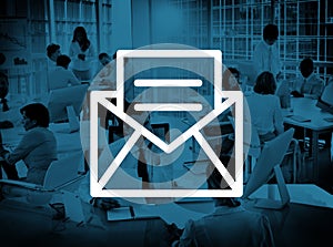 Email Message Icon Communication Letter Concept