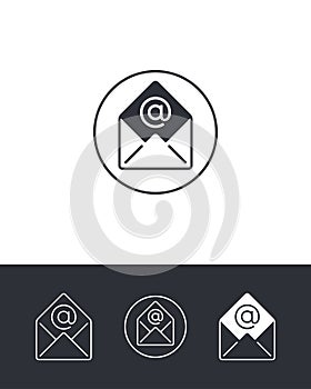 Email and Message Icons