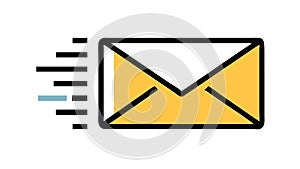 Email Message Inbox Communication Notification Vector, vector design Generative AI