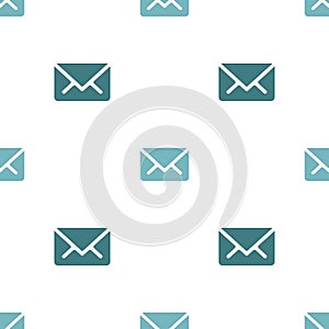 Email message seamless navy on white pattern background mail message correspondence