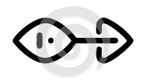 Email Message Send Arrow Icon, vector design Generative AI