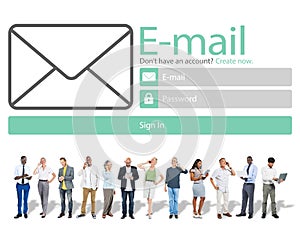 Email Online Messaging Social Media Internet Concept